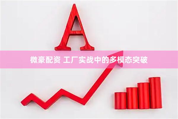 微豪配资 工厂实战中的多模态突破